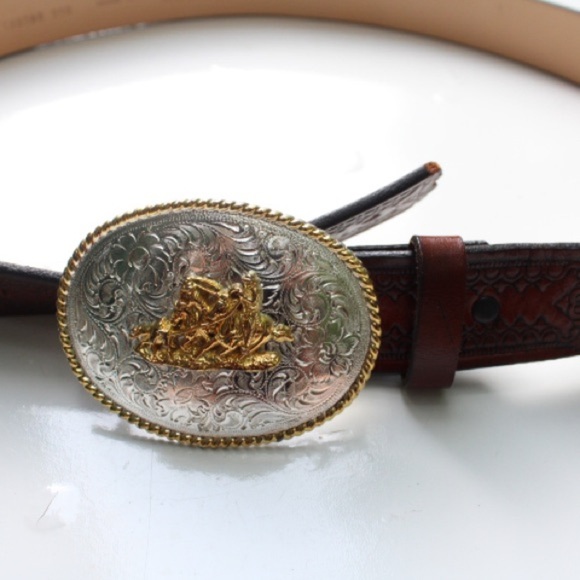 Hand made Western belt - Picture 6 of 8